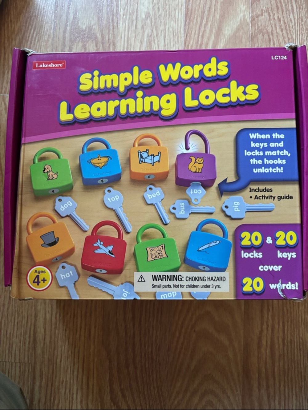 Lakeshore Simple Words Learning Locks – Multicolor Educational Toy
